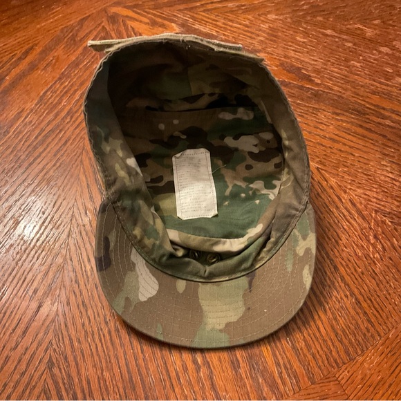 Bernard Cap Company Army Captain Patrol Camouflage Adjustable Velcro Strap Cap! - Picture 7 of 16